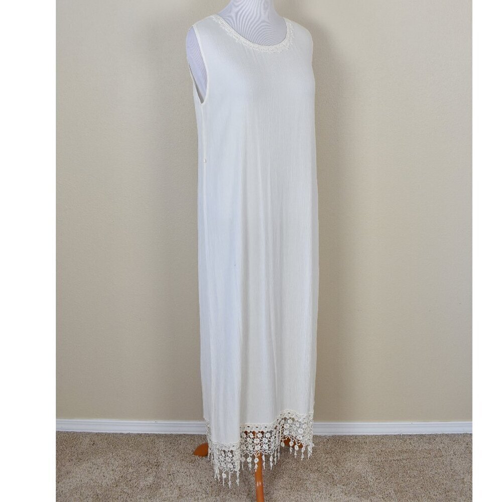 Vintage Magnet Art Lynn Yang Gauze Lace Dress and Jacket - M - Picture 8 of 14